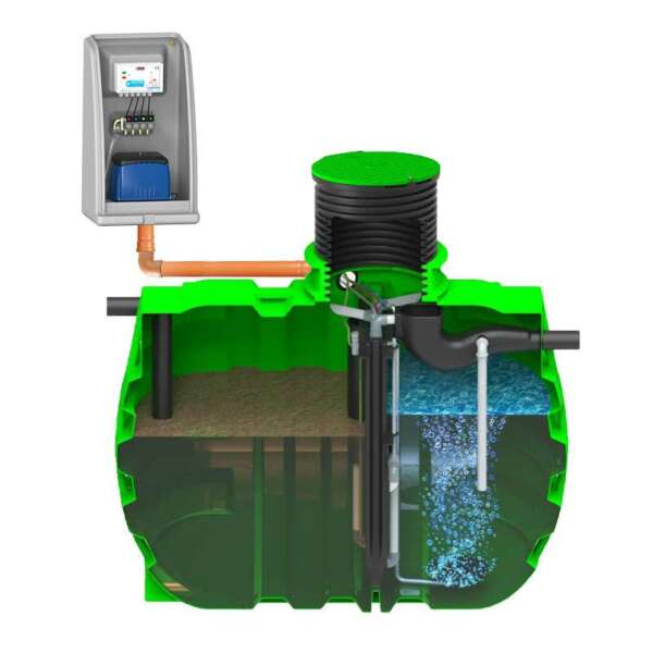 Micro estação de tratamento 4 a 200 EH Sem odor – VODALYS