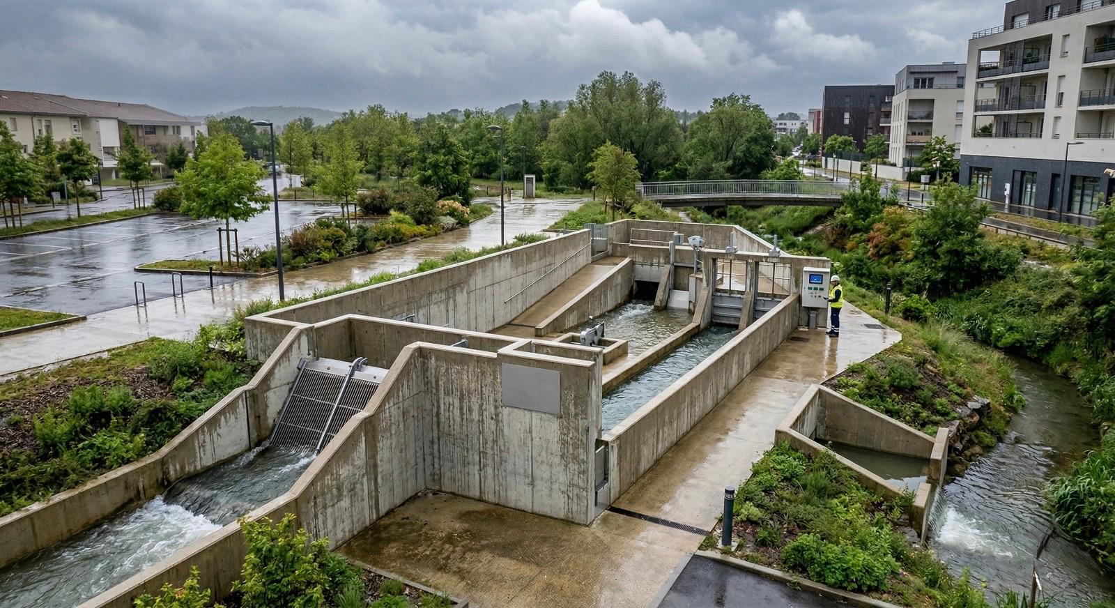 Ouvrage de régulation en béton : la clé d’une maîtrise parfaite des eaux pluviales