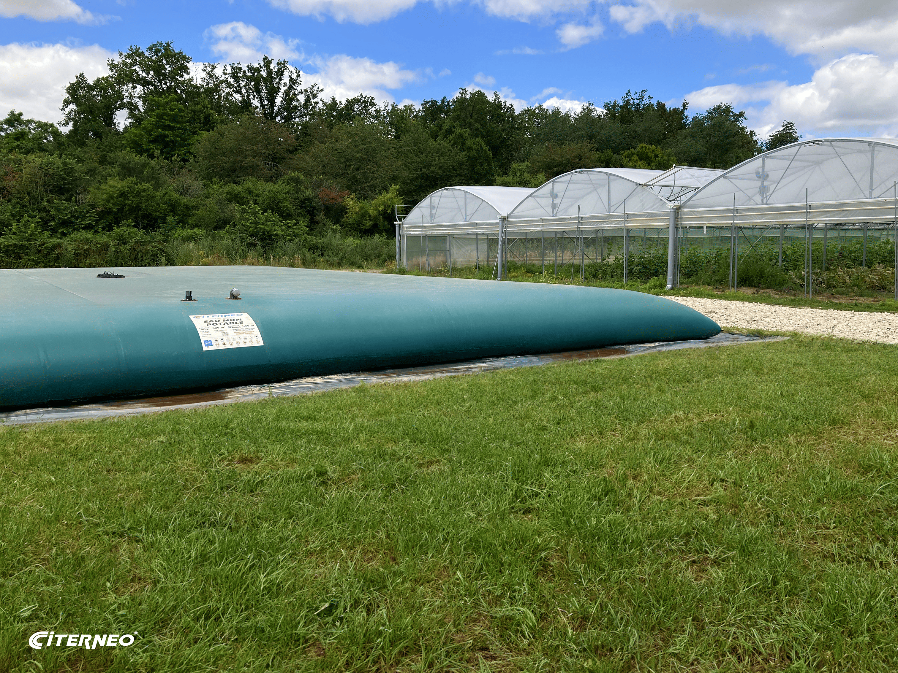 Citerne souple de stockage d'eau - 10 à 2500 M3 — vue 4
