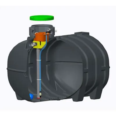 Cuves à eau enterrées équipées 3 000 L à 20 000 L- AQUAMOP — vue 1